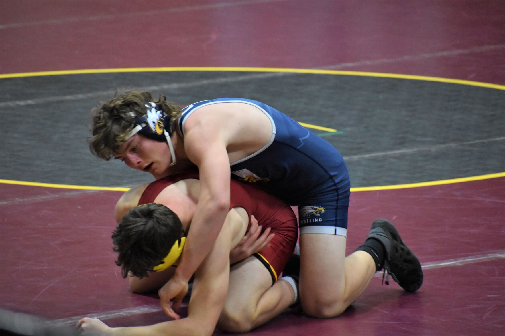Eagle boys third at NWOC district wrestling tourney
